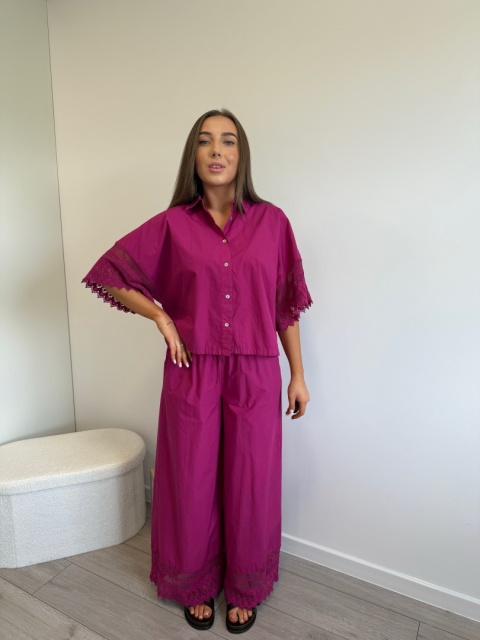 Komplet Boho Fuksja