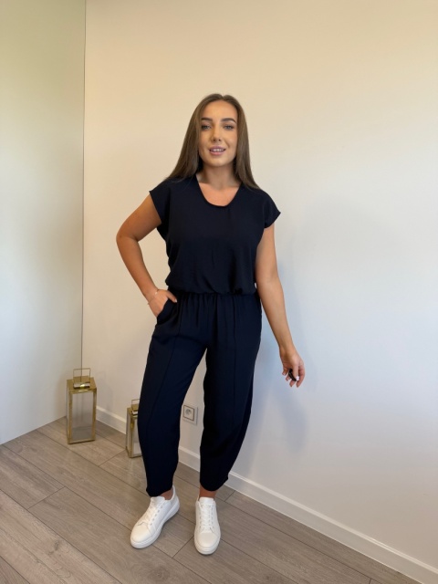Komplet Grace Granatowy
