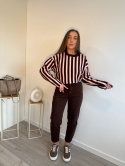 Spodnie Mom Fit Czekoladowe