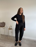 Spodnie balloon OLGA czarne