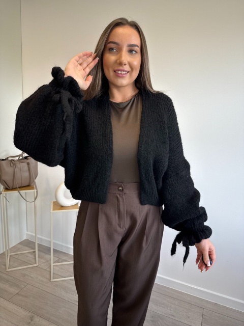 Sweter Kardigan WISEL Czarny