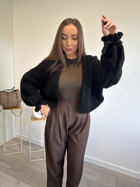 Sweter Kardigan WISEL Czarny