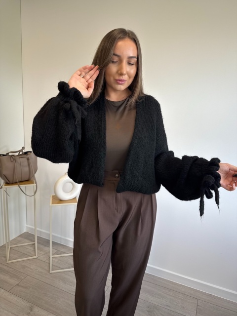 Sweter Kardigan WISEL Czarny