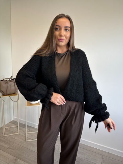 Sweter Kardigan WISEL Czarny