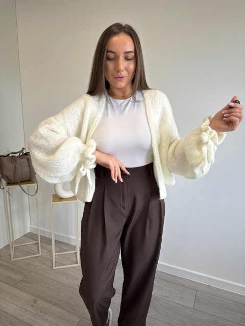 Sweter Kardigan WISEL Ecru