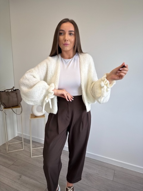 Sweter Kardigan WISEL Ecru