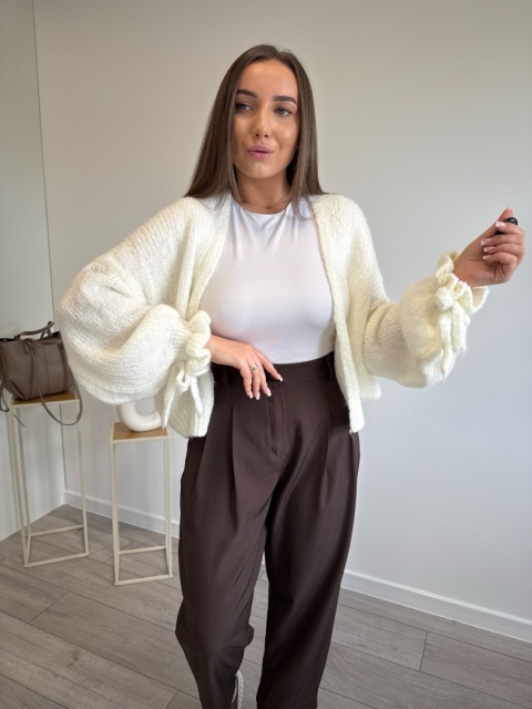 Sweter Kardigan WISEL Ecru