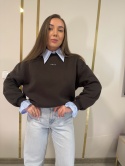 Bluza Colette Brązowa