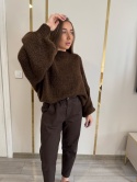 Sweter Cloudy Czekoladowy