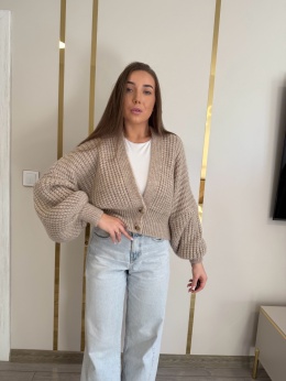 Sweter Kardigan Honey Beżowy