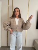 Sweter Kardigan Honey Beżowy