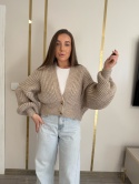 Sweter Kardigan Honey Beżowy