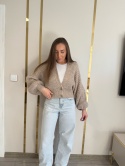 Sweter Kardigan Honey Beżowy