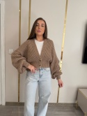 Sweter Kardigan Honey Carmel