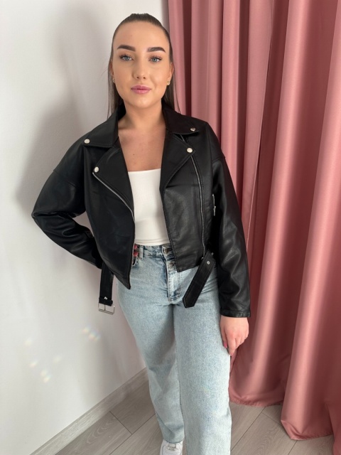 Ramoneska Czarna Damska