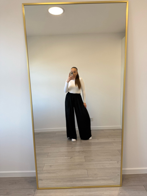 Spodnie Viskoza Czarne