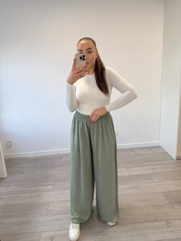 Spodnie Viskoza Pistacja