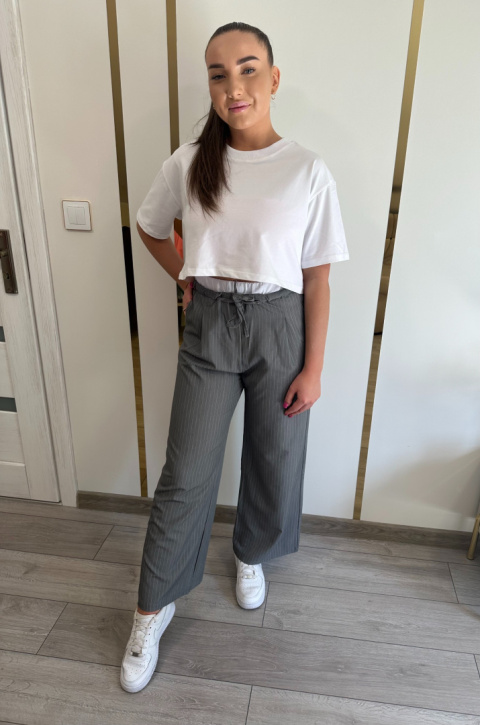 Spodnie w Paski Flared