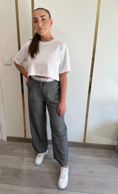 Spodnie w Paski Flared