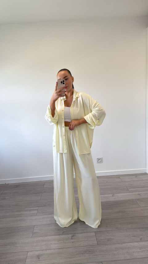 Komplet Madisson Masełkowy Żólty