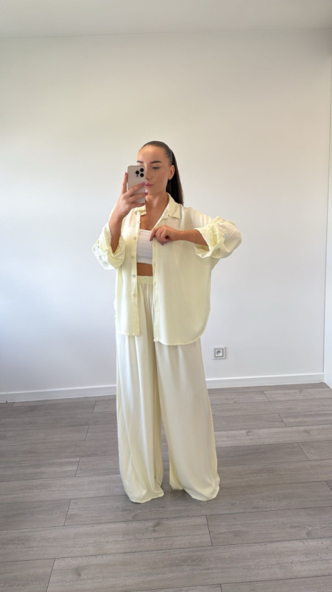 Komplet Madisson Masełkowy Żólty