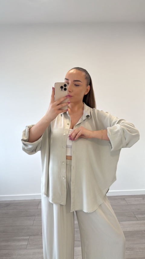 Komplet Madisson Szaro-Beżowy