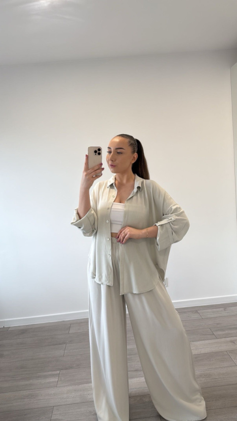 Komplet Madisson Szaro-Beżowy