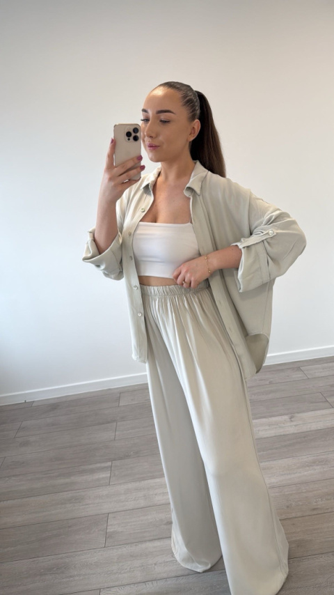 Komplet Madisson Szaro-Beżowy