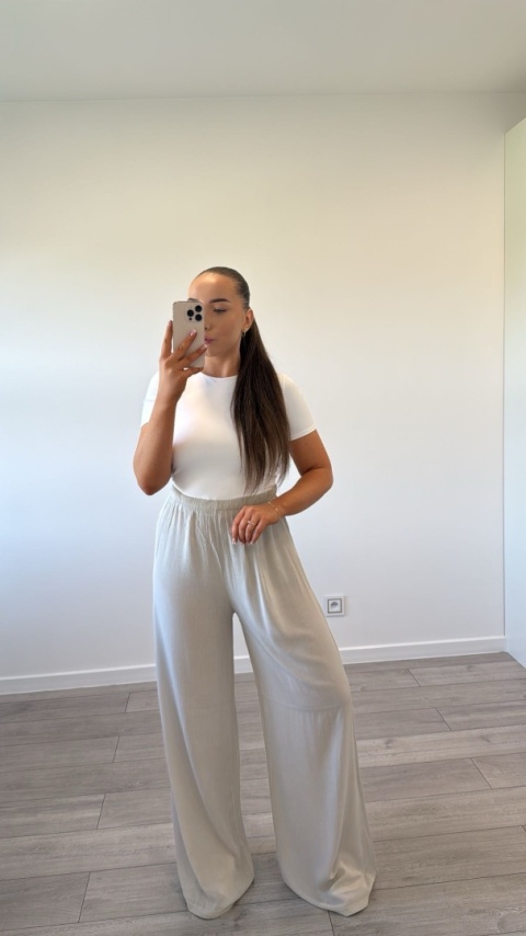 Spodnie Airy Beżowe