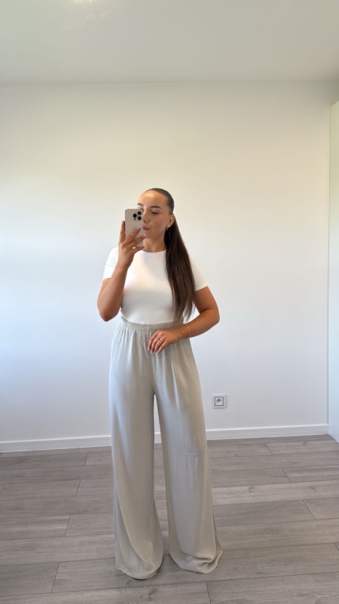 Spodnie Airy Beżowe