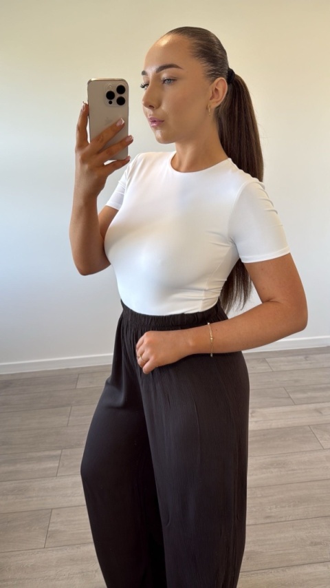 Spodnie Airy Ciemno Czekoladowe