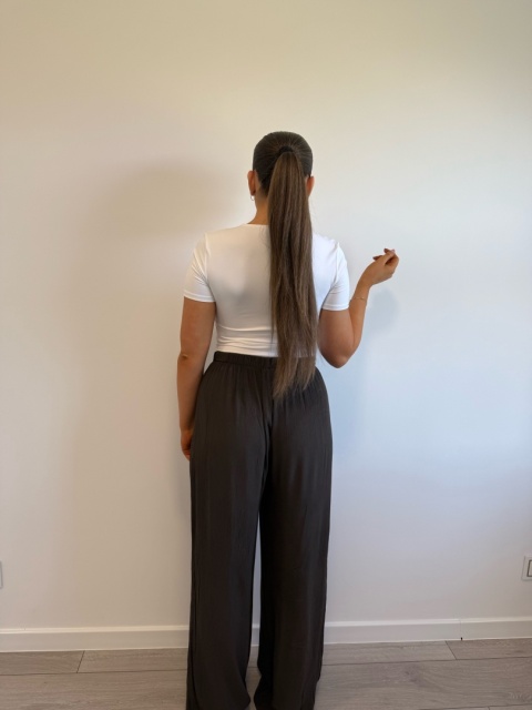 Spodnie Airy Ciemno Czekoladowe