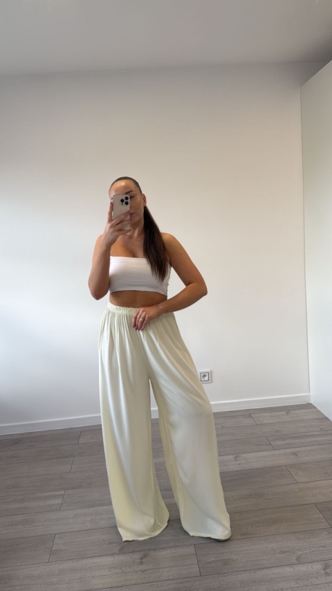 Spodnie Madisson Masełkowy Żółty