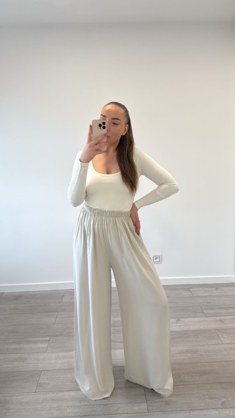 Spodnie Madisson Szaro-Beżowe