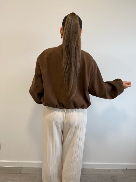 Bomberka Brązowa Satin