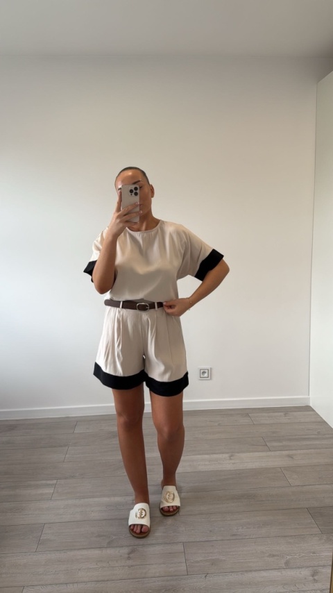 Komplet Call Beżowy