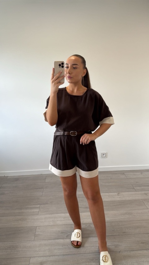 Komplet Call Czekoladowy