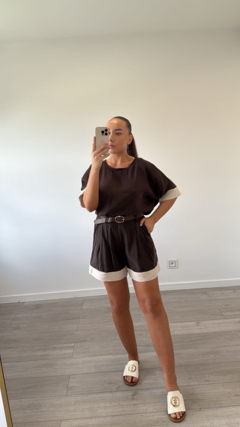 Komplet Call Czekoladowy