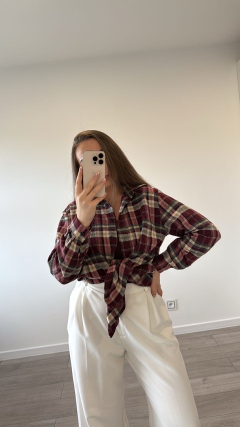 Koszula Simpre Bordowa