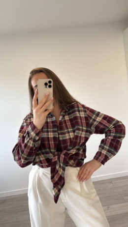 Koszula Simpre Bordowa