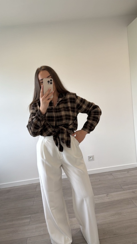 Koszula Simpre Czekoladowa