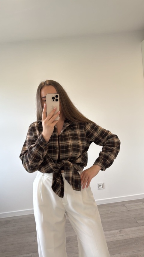 Koszula Simpre Czekoladowa