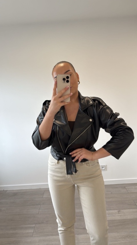 Ramoneska Czarna Velvet