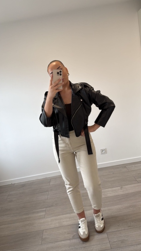 Ramoneska Czarna Velvet