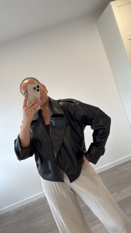 Ramoneska Czarna Chic