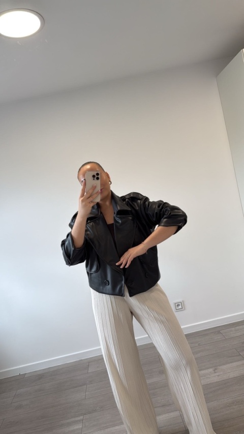 Ramoneska Czarna Chic