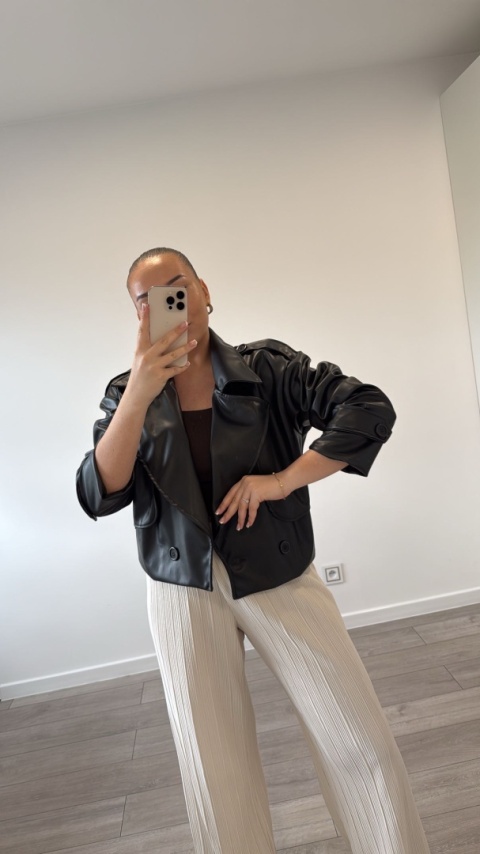 Ramoneska Czarna Chic