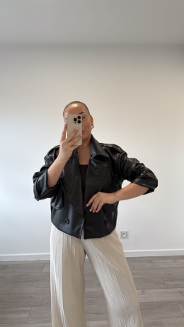 Ramoneska Czarna Chic