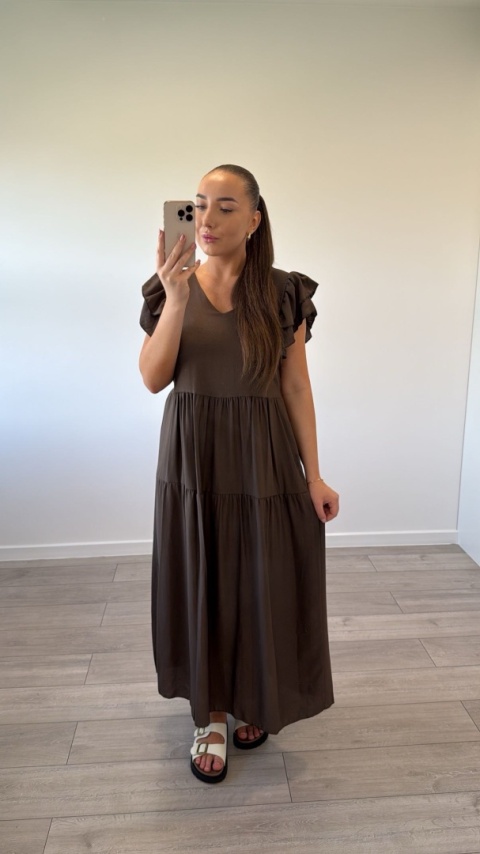 Sukienka Czekoladowa Hazel