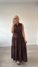 Sukienka Czekoladowa Velora